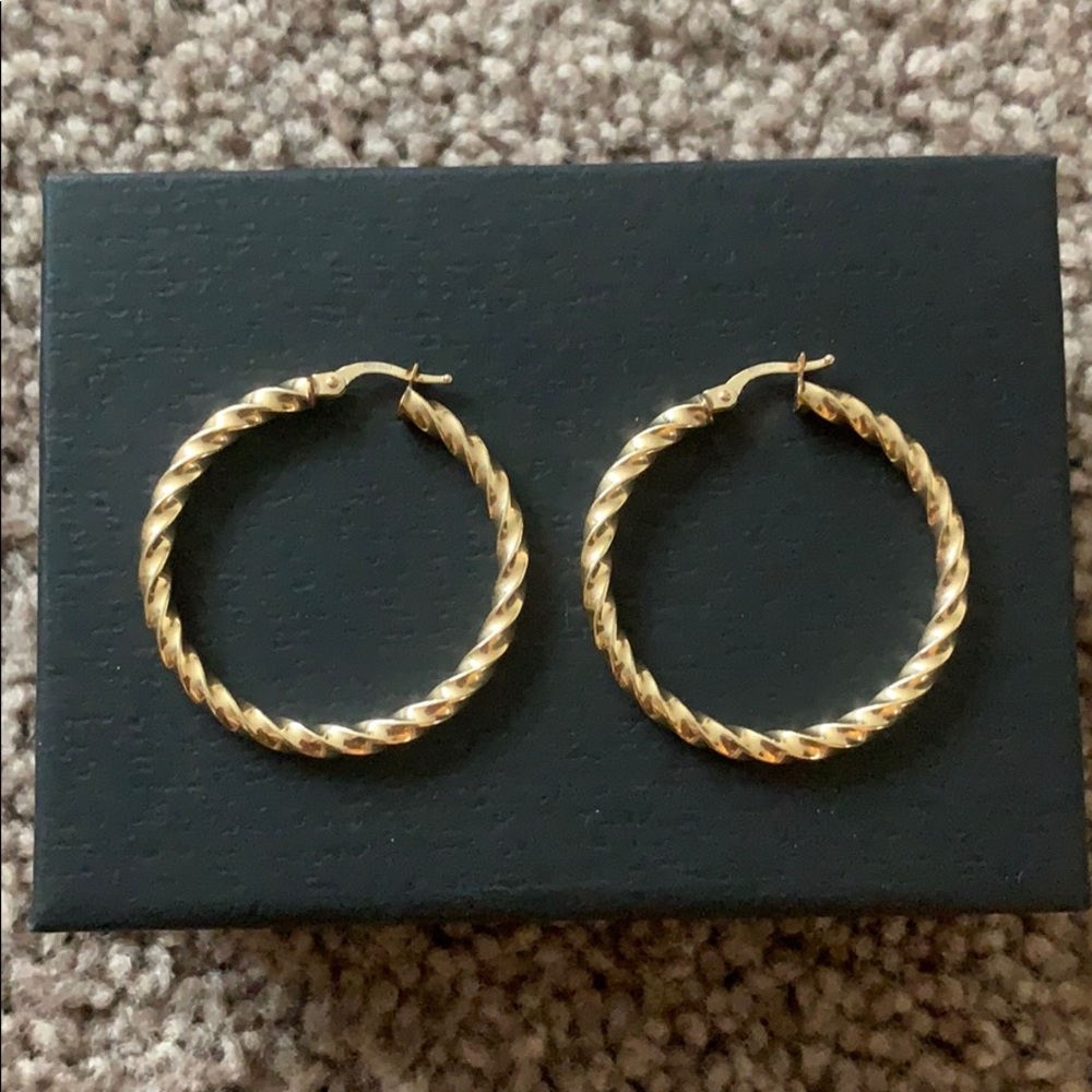 Hoop Earrings 14kgold made in Italy